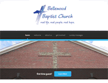 Tablet Screenshot of bellewoodchurch.com